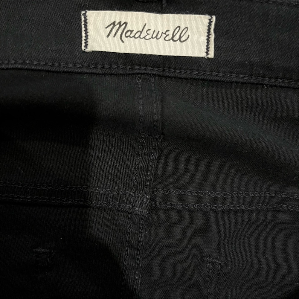Madewell Jeans Women’s 33 Black 9” High Rise Skinny LIKE NEW - Picture 8 of 8